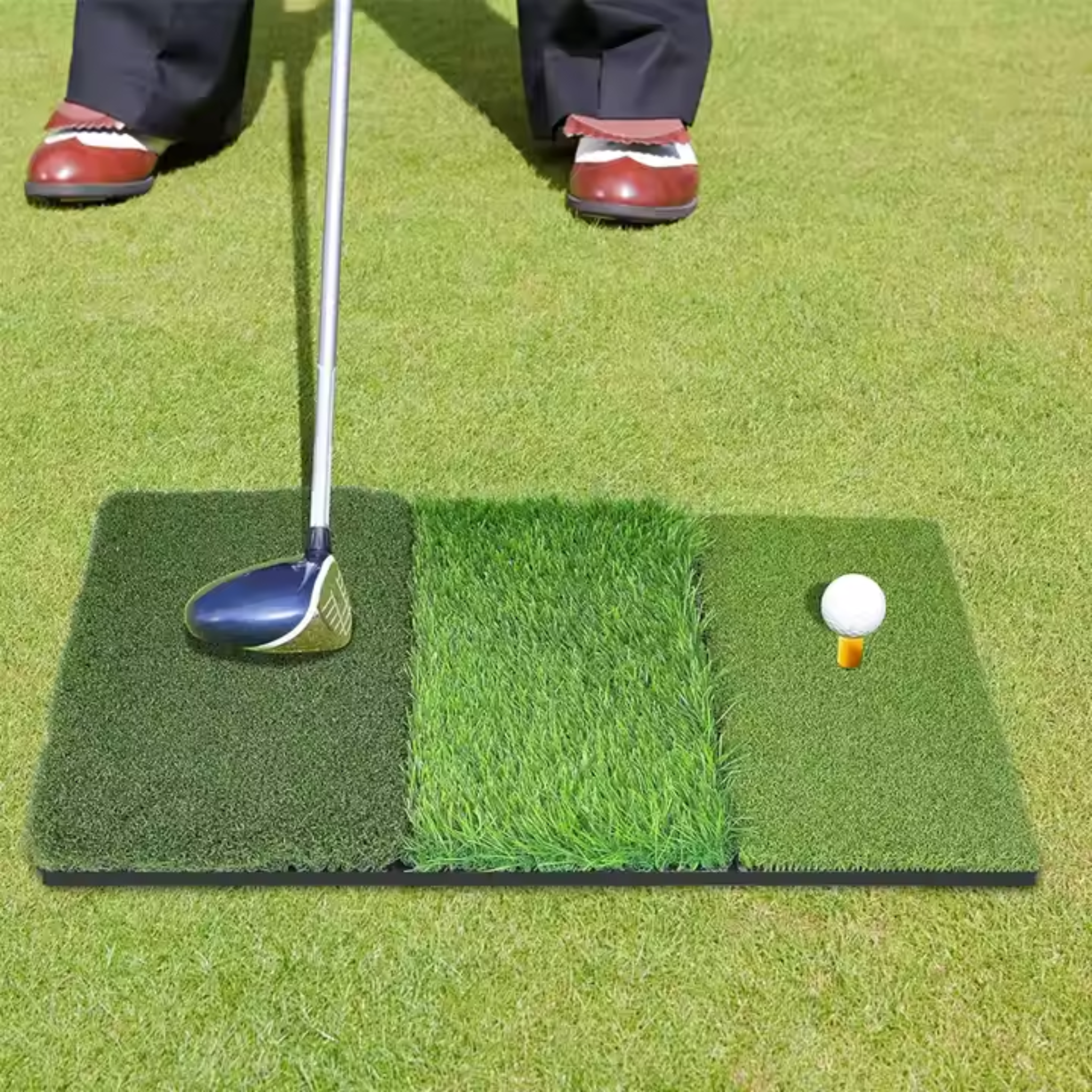Clubsmith Multi-Tee Square Practice Mat